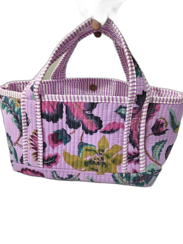 Handcrafted Quilted Bucket Handbag