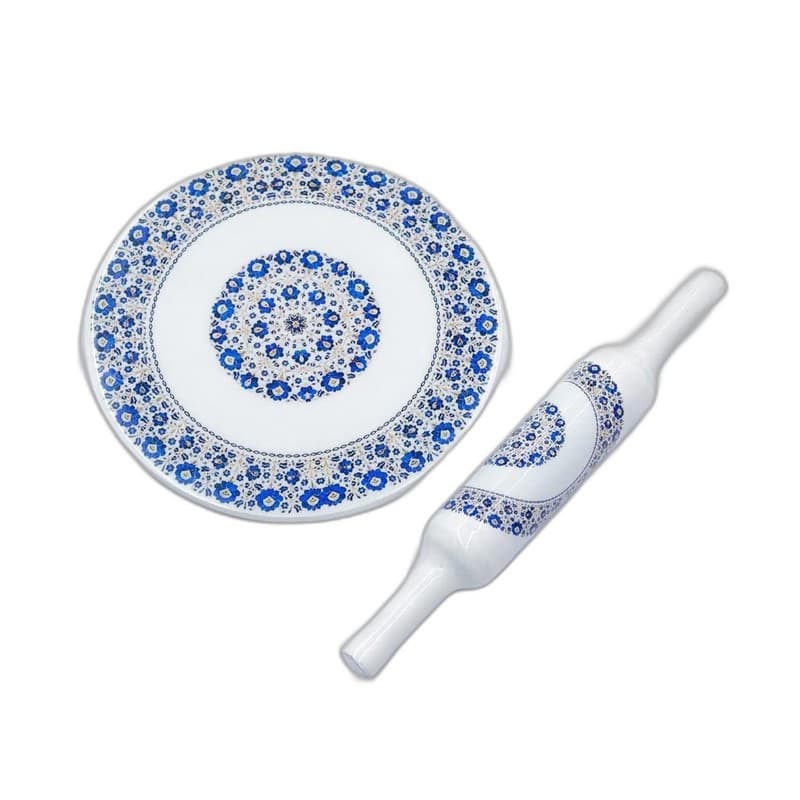 Handpainted Chakla Belan (Rolling Board & Pin) Set