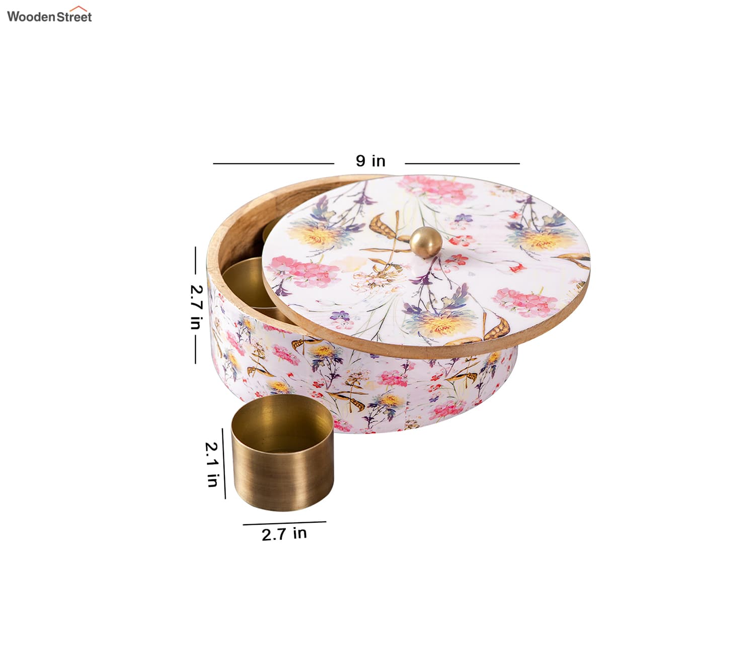ALLUE RANGE OF SPICE BOXES 9 INCHES