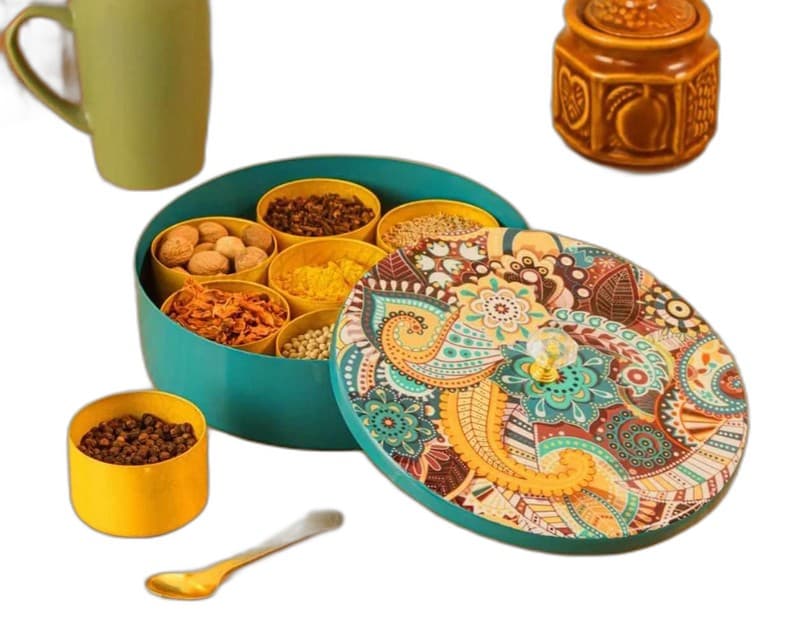 Handpainted Dry Fruit & Snack Server Boxes
