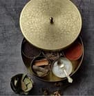 Royal Copper Tumbler & Bottle Set (Enamel Painted)
