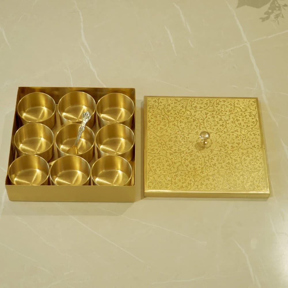 Royal Copper Tumbler & Bottle Set (Enamel Painted)
