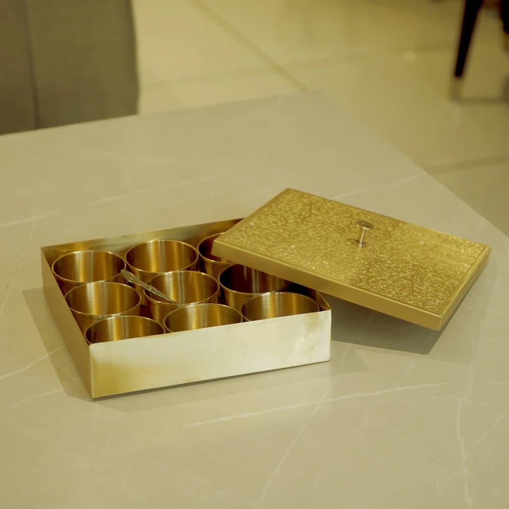 Royal Copper Tumbler & Bottle Set (Enamel Painted)