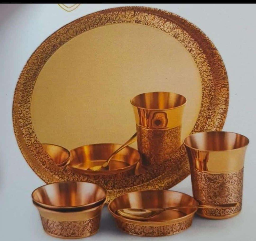 Pure Brass Dining Set
