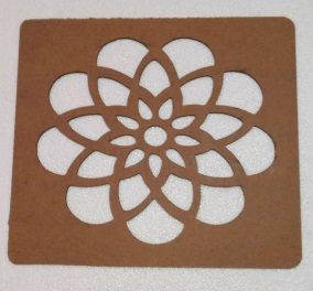 MDF Rangoli Stencil