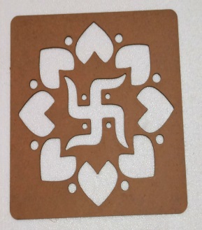 MDF Rangoli Stencil