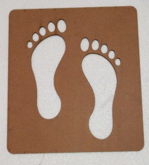 MDF Rangoli Stencil