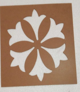 MDF Rangoli Stencil