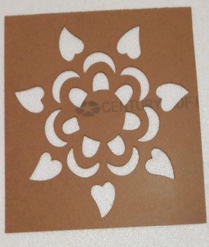 MDF Rangoli Stencil