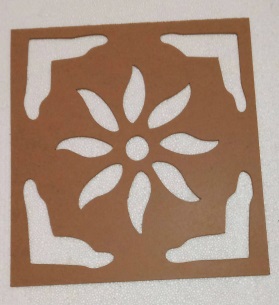 MDF Rangoli Stencil