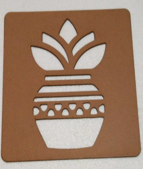 MDF Rangoli Stencil