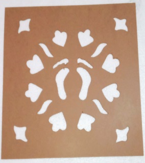 MDF Rangoli Stencil