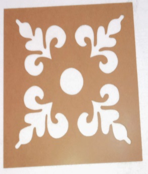 MDF Rangoli Stencil