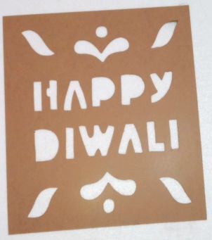 MDF Rangoli Stencil