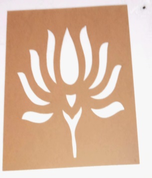 MDF Rangoli Stencil