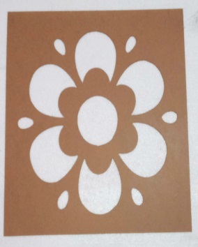 MDF Rangoli Stencil