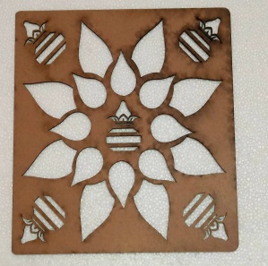 MDF Rangoli Stencil