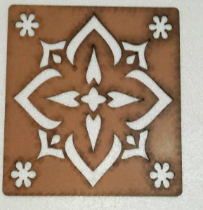 MDF Rangoli Stencil