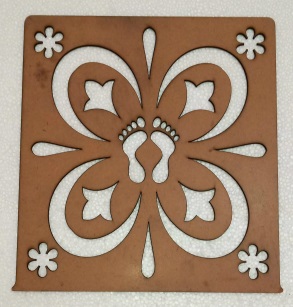 MDF Rangoli Stencil