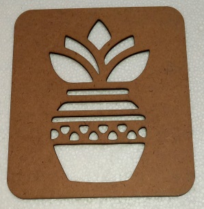 MDF Rangoli Stencil