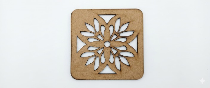 MDF Rangoli Stencil