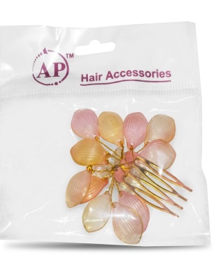 Flower Bead Hair Brooch