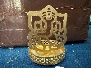 METAL GANESH DIYA MIX (T-LIGHT)